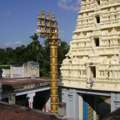 Solar Panel Installed In Slns Temple