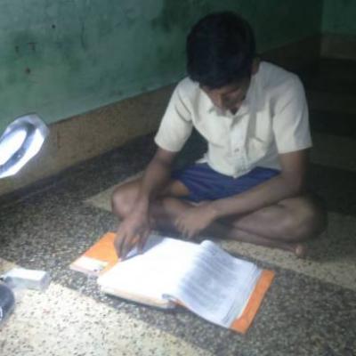 Solar Lamp Being Put To Good Use