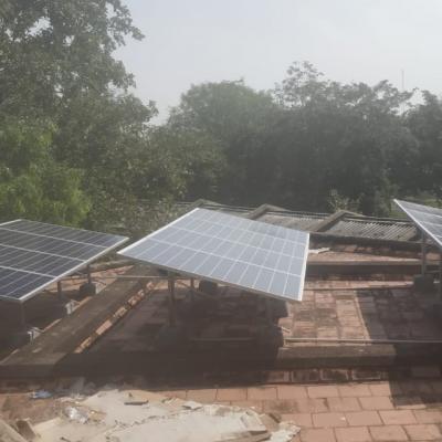 Solar Panels On Terrace Phc Vaigai Dam