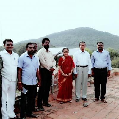 With Hm Staff By Solar Panel Installation
