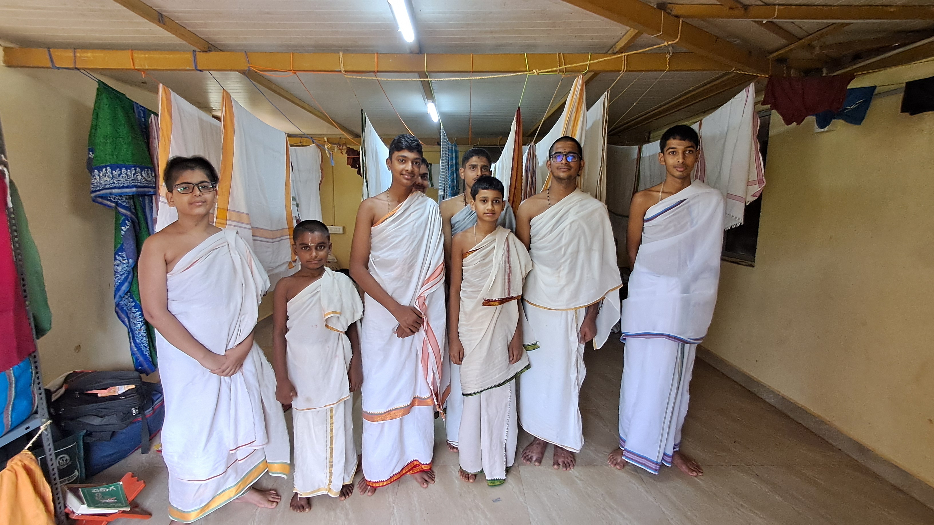 Students benefiting from solar lighting